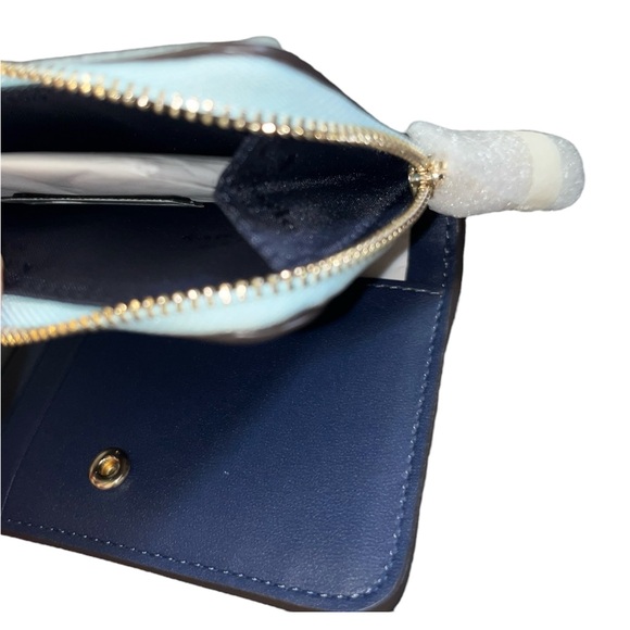 Kate Spade•Madison Blue Glow Small Zip Compact Wallet - Picture 7 of 12